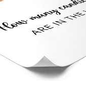 Gingerbrot Mann - Stellen Sie sich vor, wie viele Poster (Ecke)