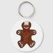 Gingerbrot Mann Weihnachtsgebäck Weihnachtsgebäck Schlüsselanhänger (Vorderseite)
