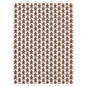 Gingerbrot Mann Weihnachtsgebäck Weihnachtsgebäck Tischdecke (Vorderseite)