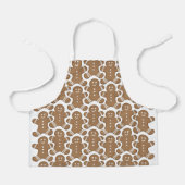 Gingerbrot Mann Weihnachtskeks Backen Schürze (Vorderseite)