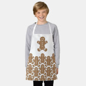 Gingerbrot Mann Weihnachtskeks Backen Schürze (Getragen)