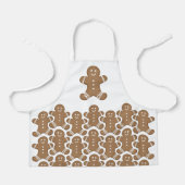Gingerbrot Mann Weihnachtskeks Backen Schürze (Vorderseite)