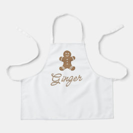 Gingerbrot Mann Weihnachtskeks Backen Schürze