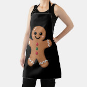 Gingerbrot Mann Weihnachtskeks Backurlaub Schürze (InSitu)