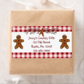 Gingerbrot-Männer-Label (Insitu)