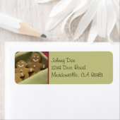 Gingerbrot-Männer-Label (Insitu)