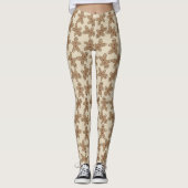 Gingerbrot Männer Leggings (Vorderseite)