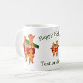 Gingerbrot Männer Personalisiert Weihnachtsfeierta Kaffeetasse (Vorderseite Links)