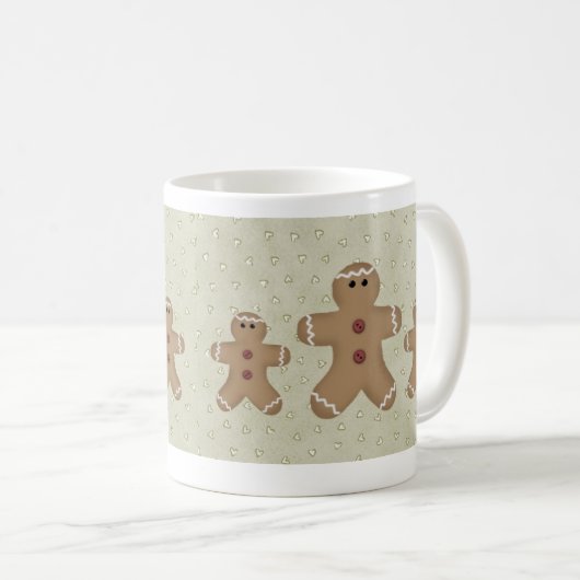 Gingerbrot Männer Tasse (VorderseiteRechts)