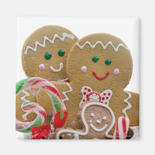 Gingerbrot Männer Weihnachten Magnet