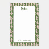 Gingerbrot Männer Weihnachten Winterurlaub Post-it Klebezettel (Vorderseite)