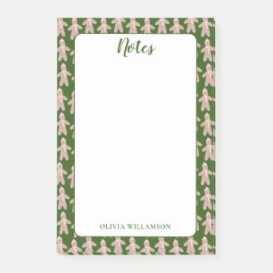 Gingerbrot Männer Weihnachten Winterurlaub Post-it Klebezettel