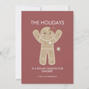 Gingerbrot Men Holiday Card Feiertagskarte