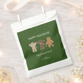 Gingerbrot Men Holiday Favor Bags Geschenktütchen (Ausgeschnitten)