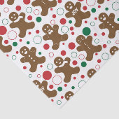 Gingerbrot Men Tissue Seidenpapier (Ausschnitt)