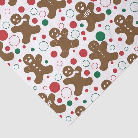 Gingerbrot Men Tissue Seidenpapier (Ausschnitt)