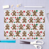 Gingerbrot Men Tissue Seidenpapier (Handwerk)