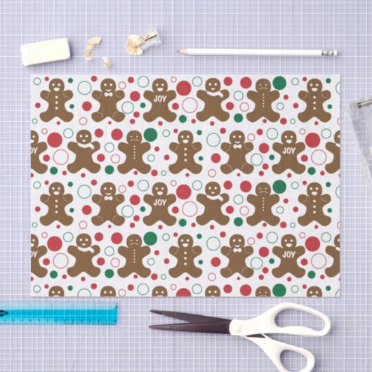 Gingerbrot Men Tissue Seidenpapier (Handwerk)