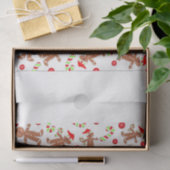 Gingerbrot-Menschenspinnpapier Seidenpapier (Geschenk)