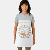 Gingerbrot Name Blue Cookie Backen Weihnachten Schürze (Insitu)