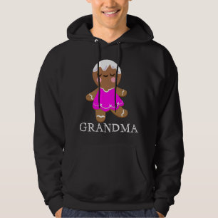 Gingerbrot Oma Weihnachten Matching Pajamas Fam Hoodie