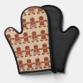 Gingerbrot Oven Mitt Ofenhandschuh (Vorderseite/Rückseite)