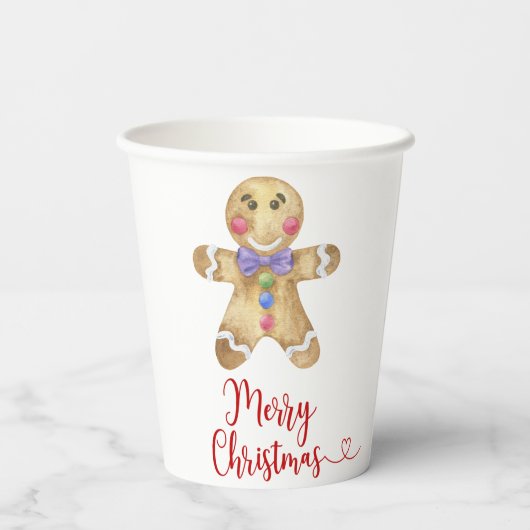 Gingerbrot Pappbecher (Rückseite)