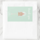 Gingerbrot Party Danke Stickers (Tasche)