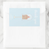 Gingerbrot Party Danke Stickers (Tasche)