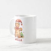Gingerbrot Personalisiert Kids Tasse (Vorderseite Links)