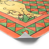 Gingerbrot-Plakat Poster (Ecke)