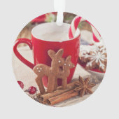 Gingerbrot-Reindeer-Cookies Ornament (Rückseite)