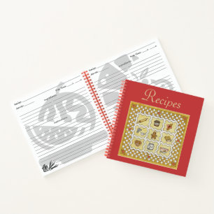 Gingerbrot Rezept Kochbuch Geschenk Notizblock