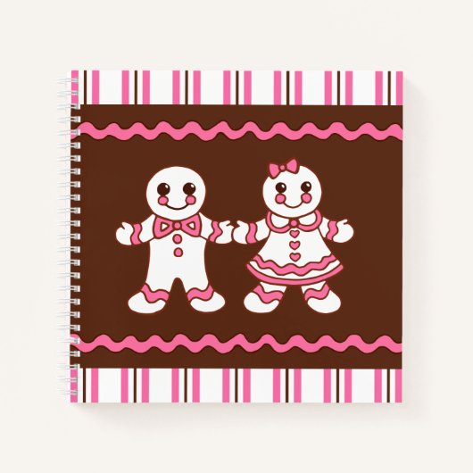 Gingerbrot Rezept Kochbuch Notizblock (Vorderseite)