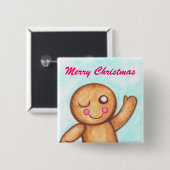 Gingerbrot-Schaltfläche Button (Vorne & Hinten)