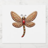 Gingerbrot Schaumweinetikett (Einzelnes Label)