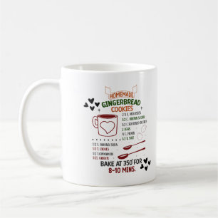 Gingerbrot selbst Rezept Weihnachtsgeschenk Kaffeetasse