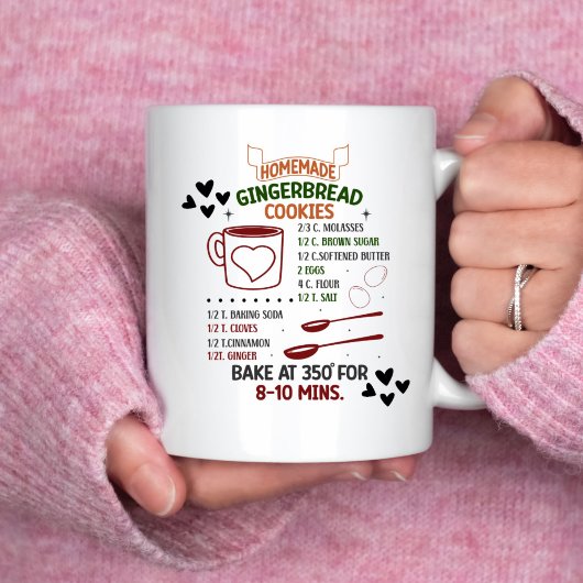 Gingerbrot selbst Rezept Weihnachtsgeschenk Kaffeetasse