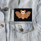 Gingerbrot Skeleton Bat Button (Insitu)