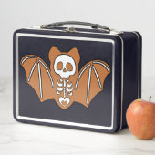 Gingerbrot Skeleton Bat Metall Brotdose (Beispiel)