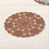 Gingerbrot Snowflake Untersetzer (angewinkelt)