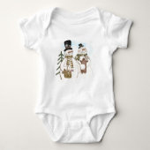 Gingerbrot Snowmen T - Shirt und Geschenke (Vorderseite)
