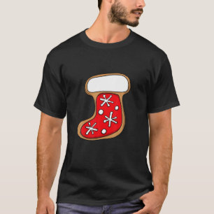 Gingerbrot Socken Funny Cookies Backen Weihnachten T-Shirt