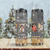 Gingerbrot Stadt 5 Fotovorlage Thermal Tumbler Thermosbecher