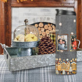 Gingerbrot Stadt 5 Fotovorlage Thermal Tumbler Thermosbecher