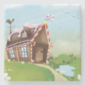 Gingerbrot Steinuntersetzer (Vorderseite)