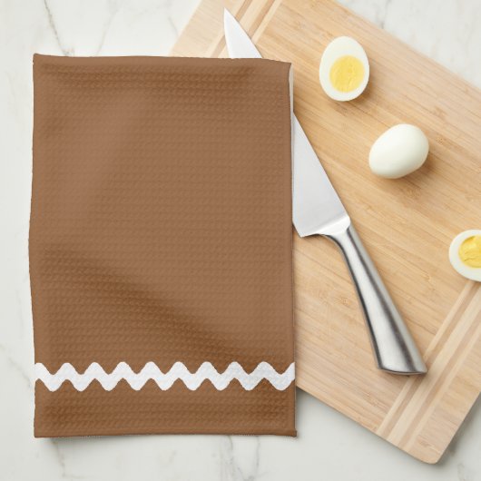 Gingerbrot-Stil Geschirrtuch (Viertel Falte)