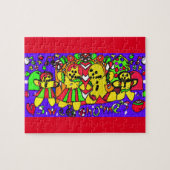 Gingerbrot Sweet Zuhause Puzzle (Horizontal)