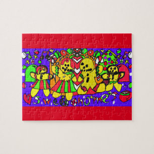 Gingerbrot Sweet Zuhause Puzzle