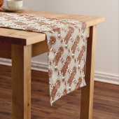 Gingerbrot Table Runner Kurzer Tischläufer (Beispiel)